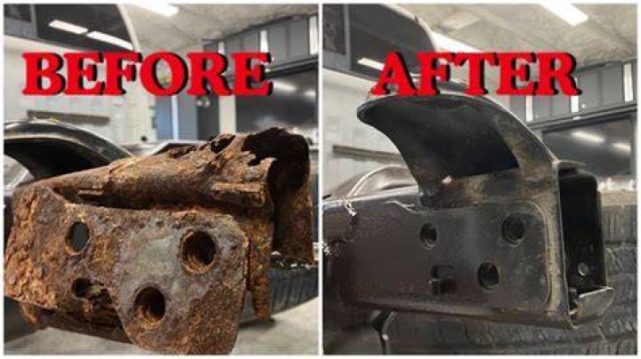 Can a cracked press frame be repaired with cold casting?