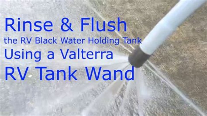 Can a flush hose cause a black water tank to overflow?