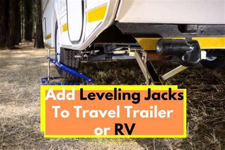 Can I add leveling jacks to my travel trailer?
