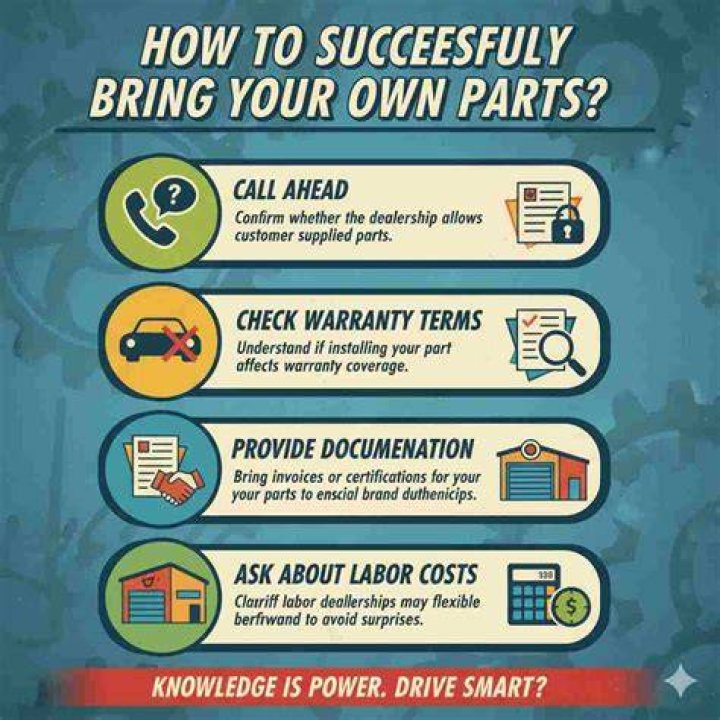 Can You Bring your own parts to a shop?