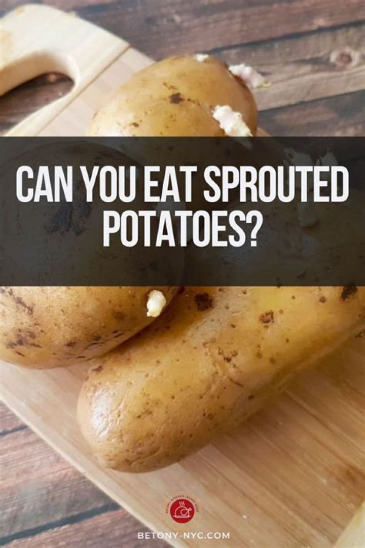 Can you eat potatoes with roots?