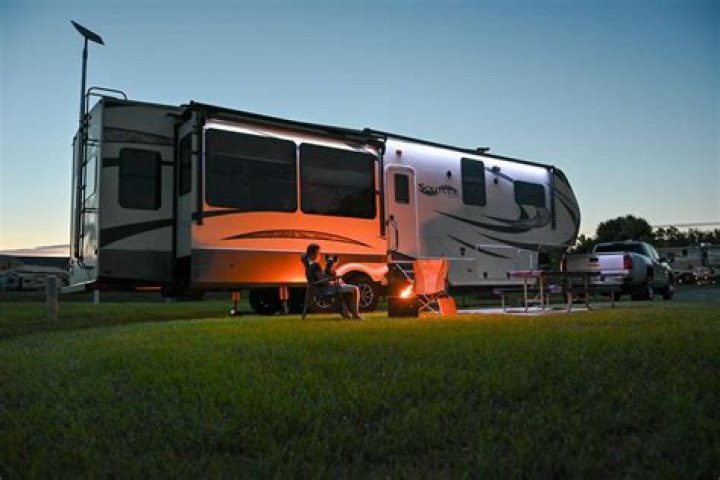 Can you leave RV awning out overnight?