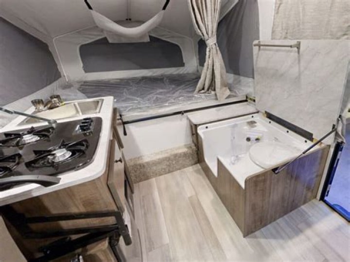 Do hybrid campers have bathrooms?