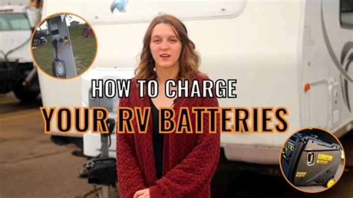 Do travel trailer batteries charge when plugged into shore power?