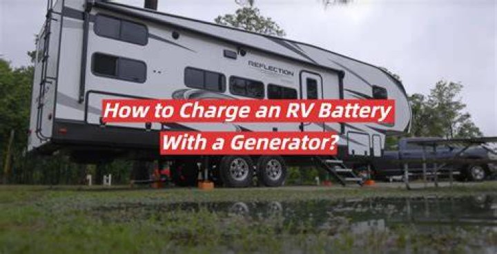 Does a generator charge a trailer battery?
