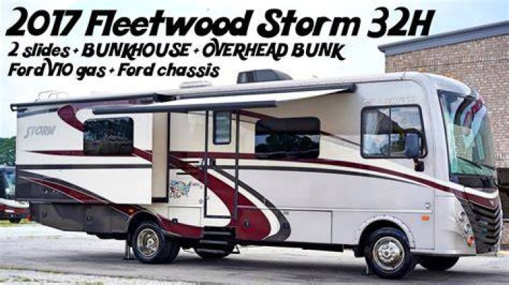 How big is a 2014 Fleetwood RV storm?