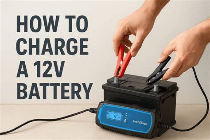 How do I charge my horse trailer battery?