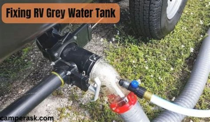 How do I know if my RV GREY tank is full?