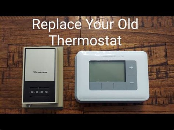 How do you change a thermostat from old to new?