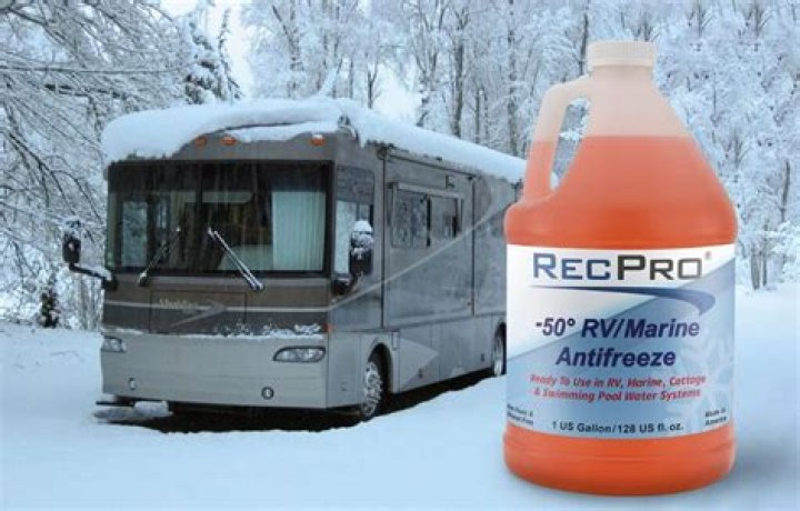 How do you drain RV antifreeze?