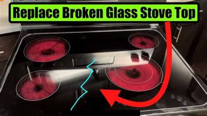 How do you fix a burner on a glass top stove?