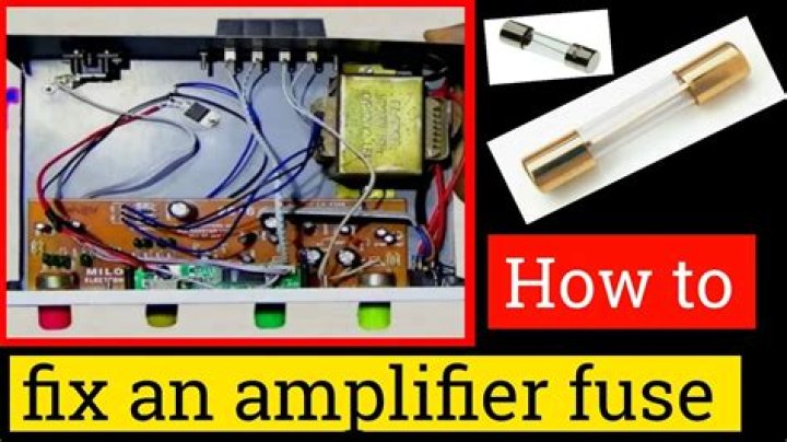 How do you fix an amp that keeps blowing fuses?