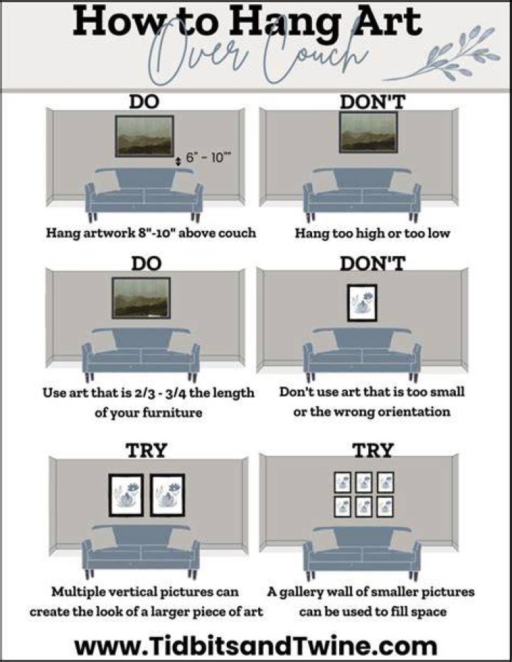 How do you hang a picture on wire?