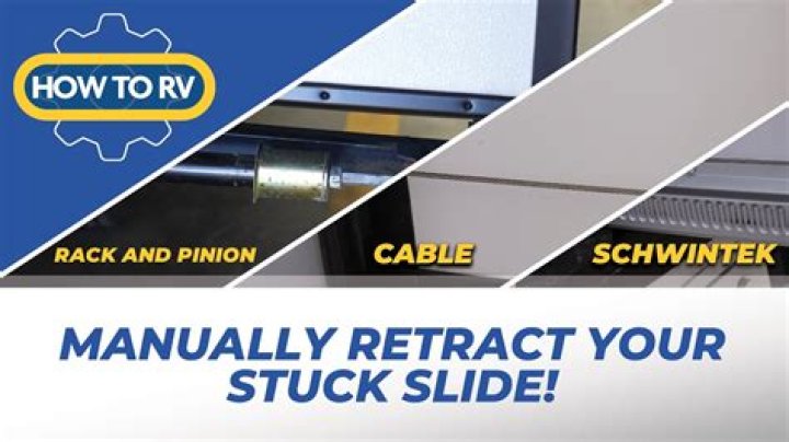 How do you manually override a Schwintek slide out?