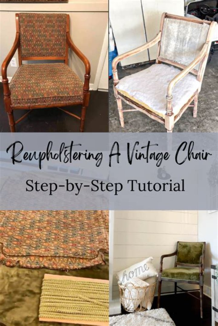 How do you reupholster a swivel chair?
