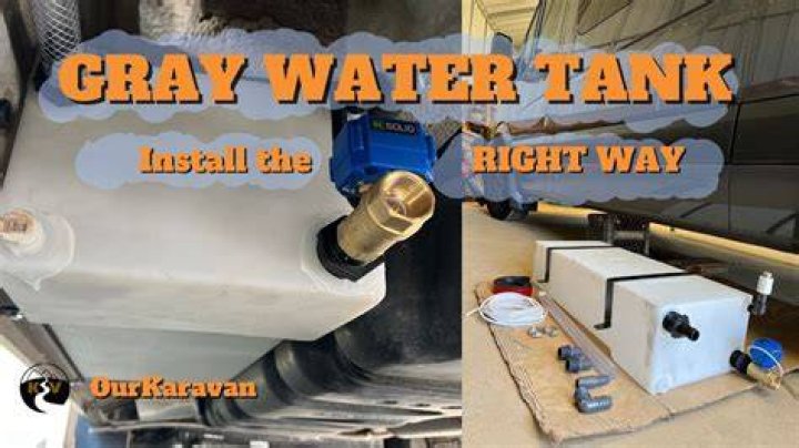 How do you switch the GREY water tank on an RV?