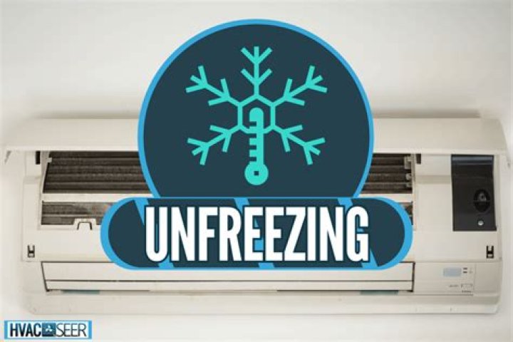 How do you unfreeze an RV air conditioner?