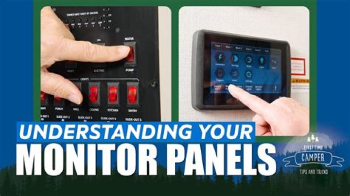 How does the PCs central monitor panel work?