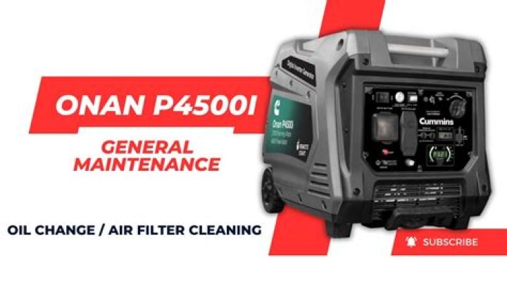 How long should you run an Onan generator before service?
