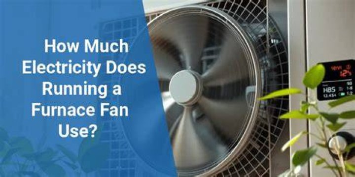 How much power does RV furnace fan use?
