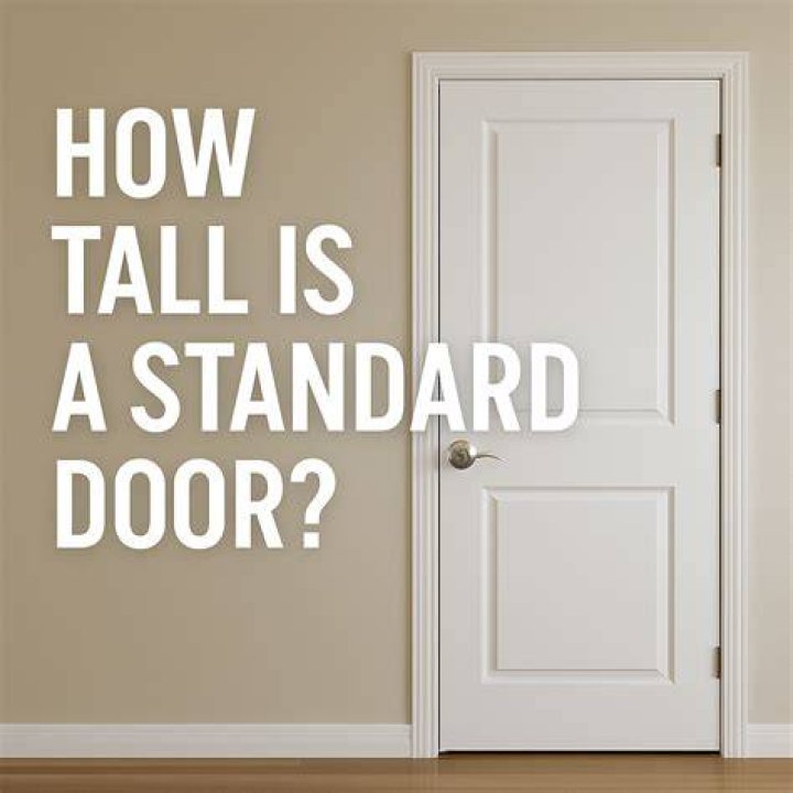 How tall is a JR products screen door slide?