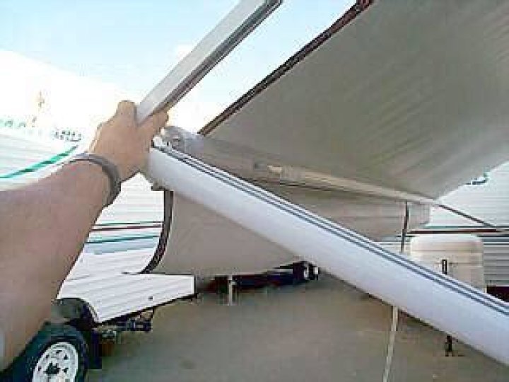 How to fix an RV awning that will not retract properly?