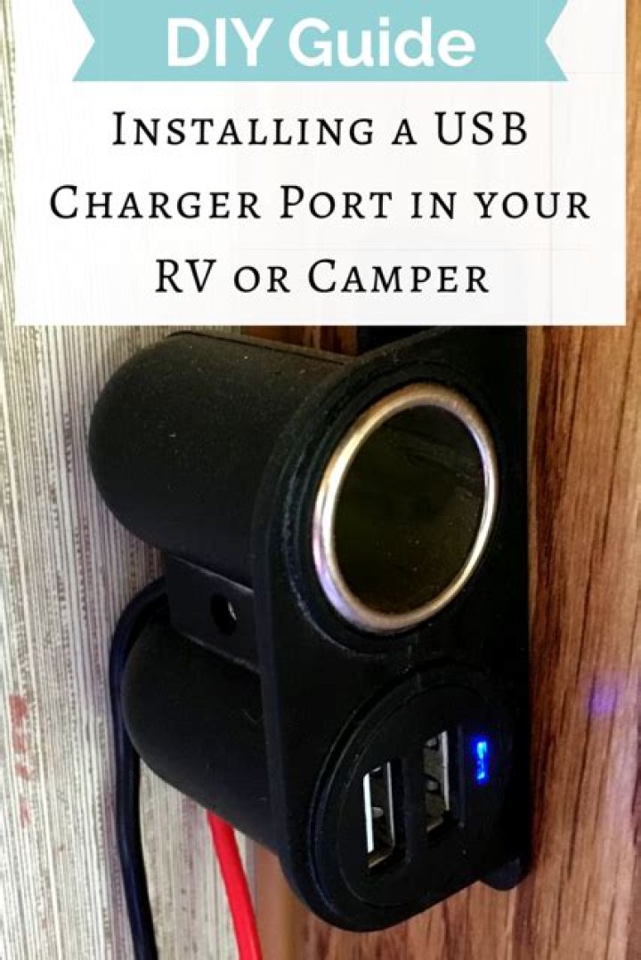 How to install a USB charger port in your RV?