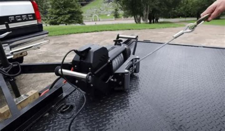 How to mount a winch on a car hauler?