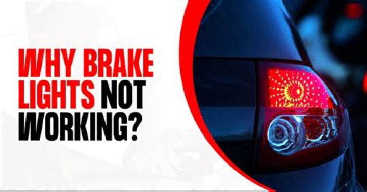 Is it dangerous to drive with brake lights not working?