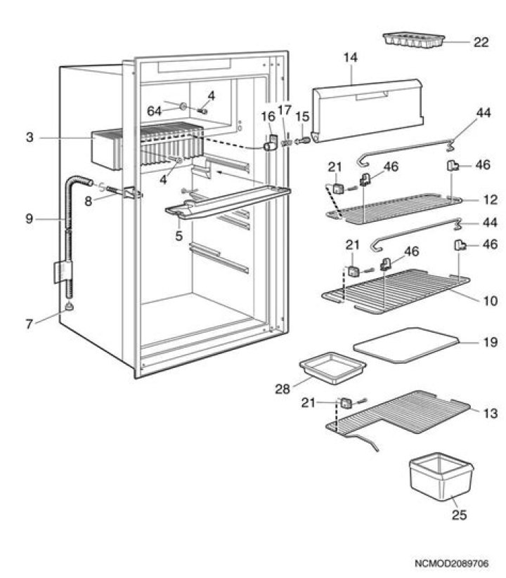 Is the freezer on top of a Dometic refrigerator working?