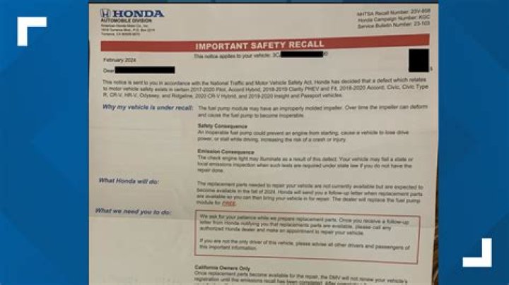 Is there a recall on the 2015 Keystone Cougar?
