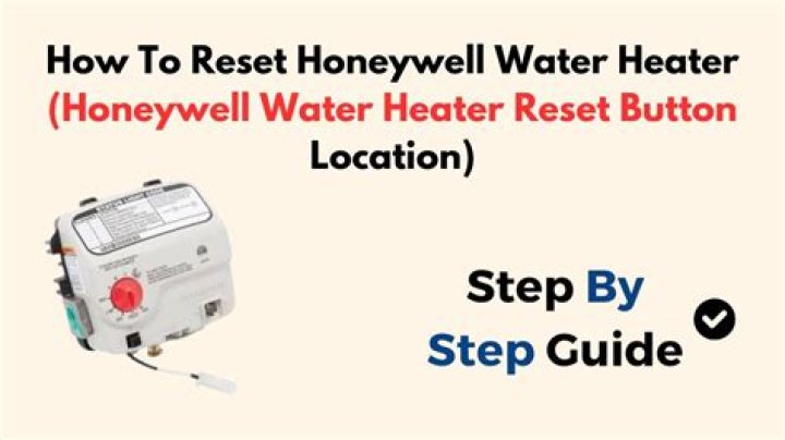 Is there a reset button on a RV hot water heater?