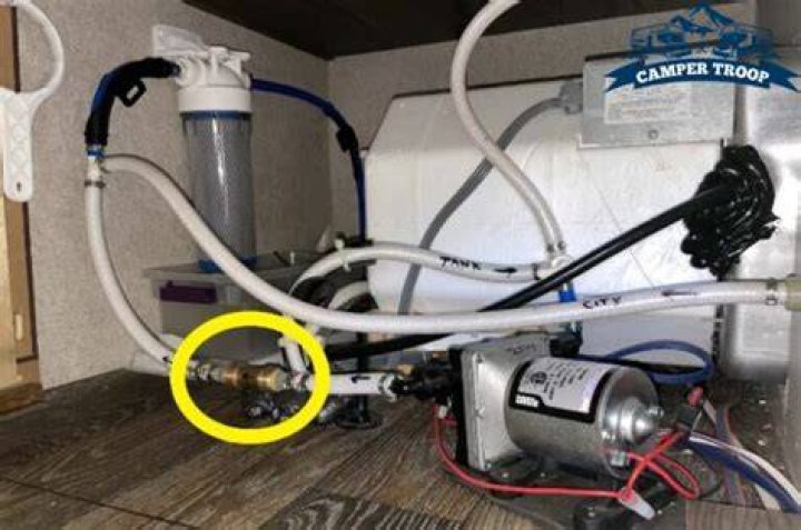 What are the problems with a water pump in an RV?