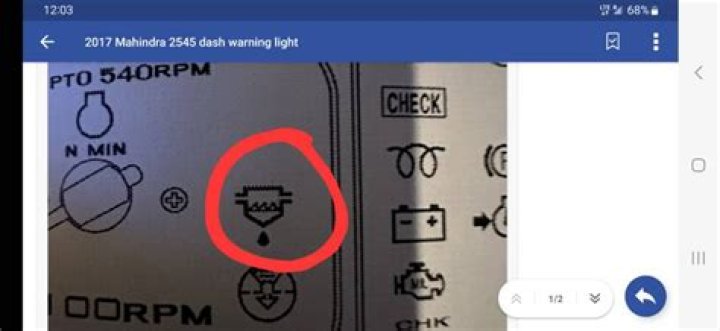 What does the check light mean on my RV refrigerator?