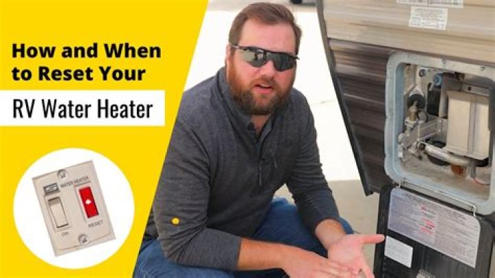 What is hot water reset on RV?
