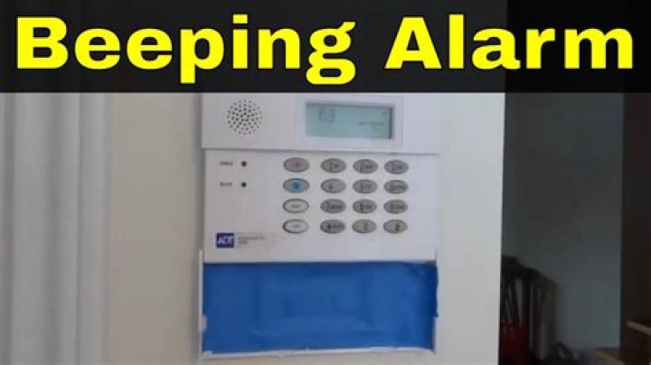 What is that beeping sound in my room?