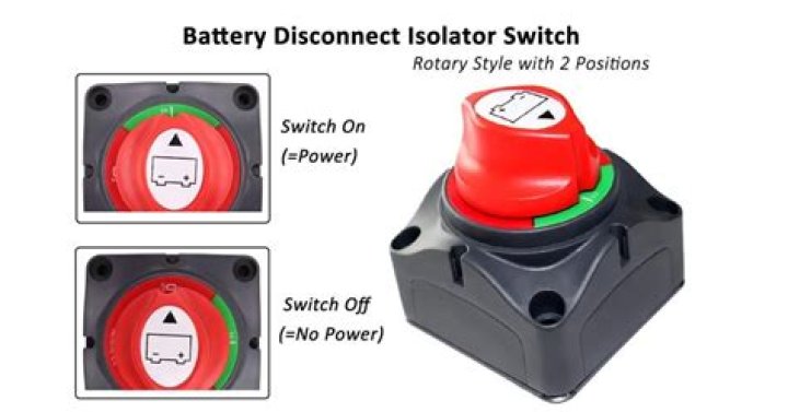 What is the purpose of a battery disconnect switch?