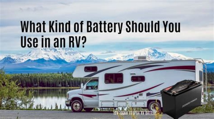 What kind of battery does an RV generator use?