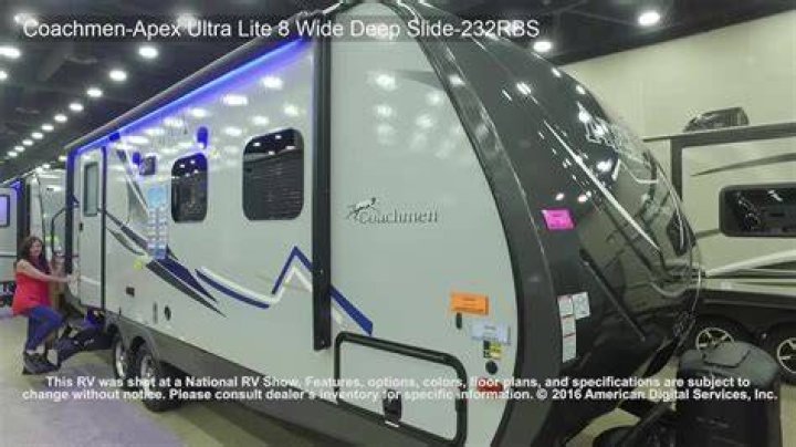 What kind of floor plan does coachmen apex 232rbs have?
