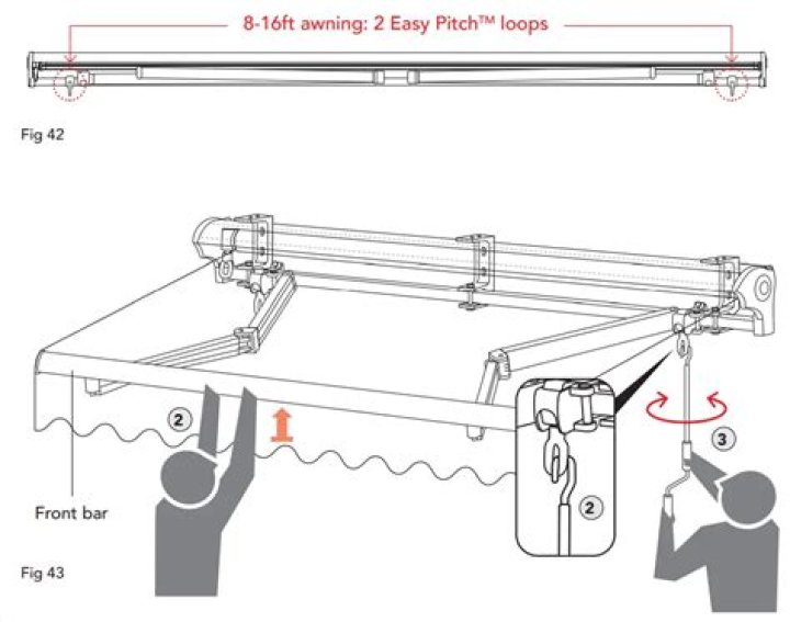 What should I do if my electric awning stops working?
