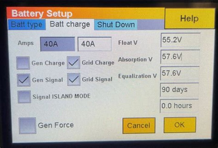 What should I do if my RV battery is not charging?