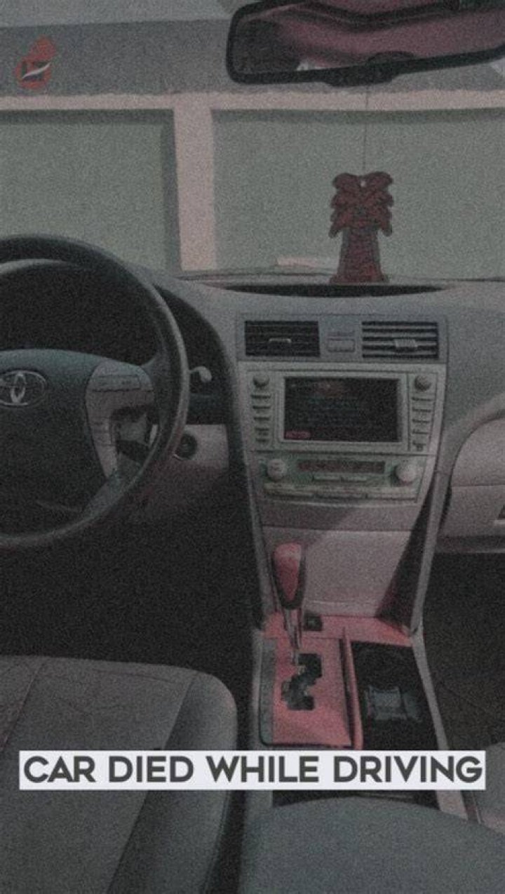 What would cause a car to die while driving and not start?