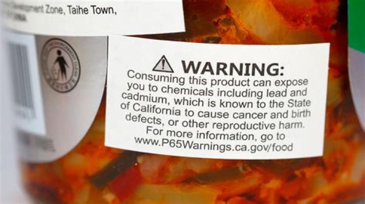 When do you need to put a warning on a label?