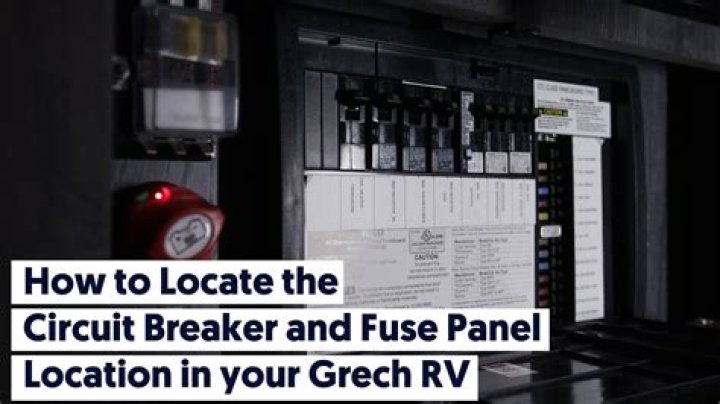 Where is the breaker panel in RV?