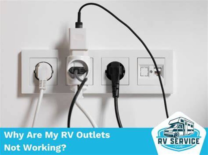 Why are the outlets in my RV not working?