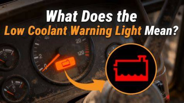 Why does my low coolant light came on when its full?