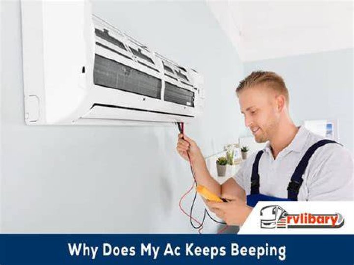 Why is AC beeping?