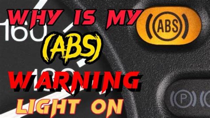 Why is my ABS light on in my RV?