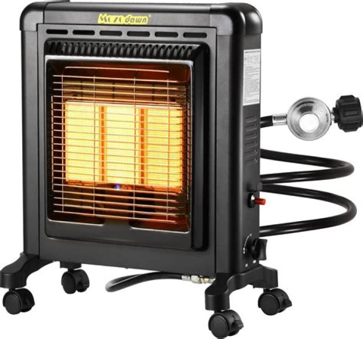 Why is my propane heater making a loud noise?