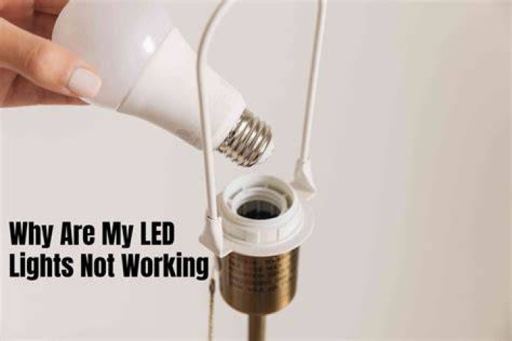 Why is one side of my LED lights not working?